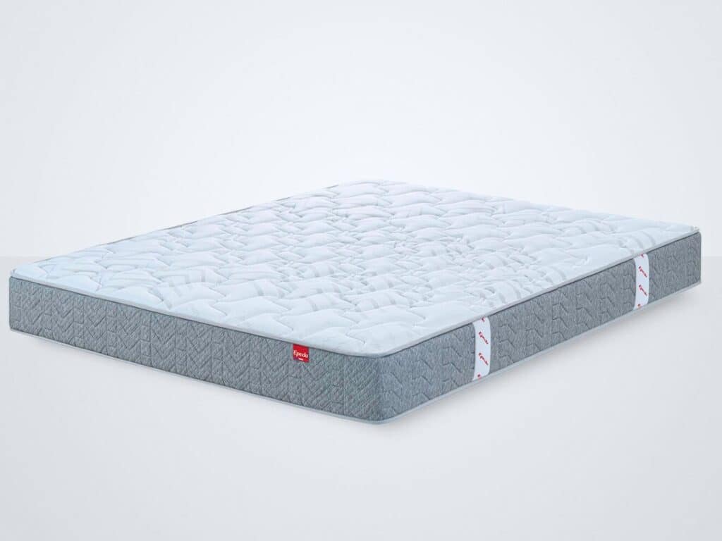 Matelas gris Vitafoam profil couche mousse haute densité soutien optimal colonne