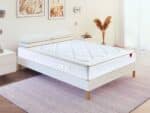 Matelas blanc Vitafoam décoration chambre housse anti-acariens mousse haute résilience sommeil Epeda