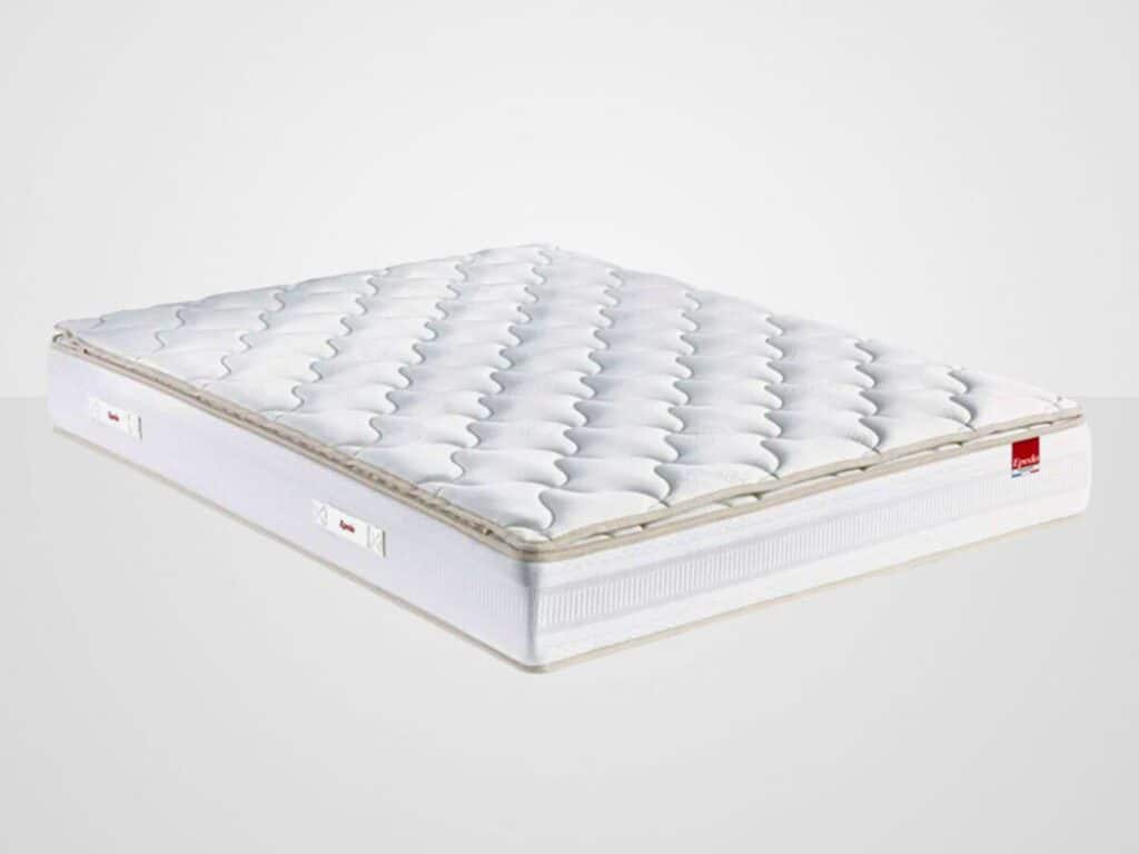Matelas blanc Vitafoam surface picots massage circulation sanguine anti-points pression soutien
