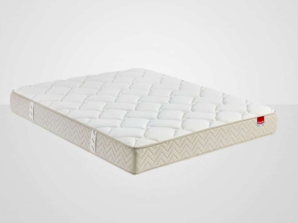 Matelas blanc Vitafoam profil relief surface massante circulation sanguine anti-points pression soutien