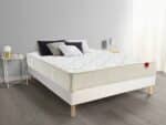 Matelas blanc Vitafoam lit minimaliste chambre couche mousse haute densité soutien epeda
