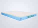 Matelas Vitafoam profil couche thermorégulante aération canaux air mousse respirante anti-transpiration