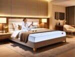 Matelas Epéda présenté dans chambre élégante, collection sommier Support Absolu Madagascar