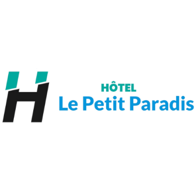 logo hotel le petit paradis avec matelas